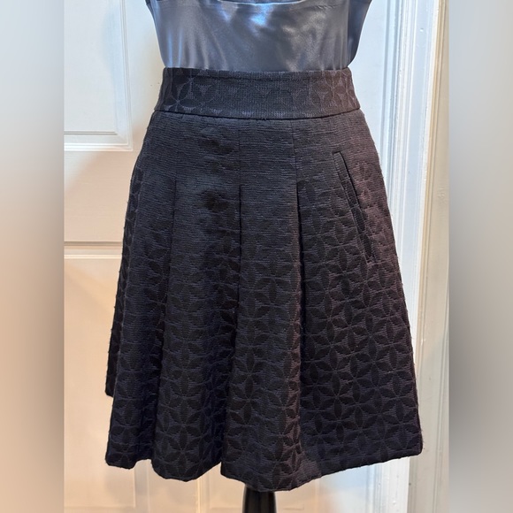 Loft Dropped Waist Floral Jacquard Mini - Picture 3 of 7